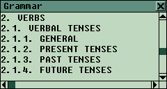 Go through a numbered hierarchy of sections